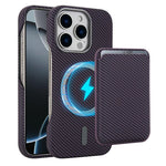 Ốp lưng điện thoại Carbon Fiber MagSafe nam châm đựng thẻ, dành cho iPhone 17 Pro Max, iPhone 17 Pro, iPhone 17, iPhone Air, iPhone 16 Pro Max, iPhone 16 Pro, iPhone 16 Plus, iPhone 16, iPhone 15 Pro Max