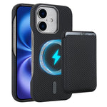 Ốp lưng điện thoại Carbon Fiber MagSafe nam châm đựng thẻ, dành cho iPhone 17 Pro Max, iPhone 17 Pro, iPhone 17, iPhone Air, iPhone 16 Pro Max, iPhone 16 Pro, iPhone 16 Plus, iPhone 16, iPhone 15 Pro Max