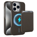 Ốp lưng điện thoại Carbon Fiber MagSafe nam châm đựng thẻ, dành cho iPhone 17 Pro Max, iPhone 17 Pro, iPhone 17, iPhone Air, iPhone 16 Pro Max, iPhone 16 Pro, iPhone 16 Plus, iPhone 16, iPhone 15 Pro Max