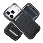 Ốp lưng điện thoại Carbon Fiber MagSafe nam châm đựng thẻ, dành cho iPhone 17 Pro Max, iPhone 17 Pro, iPhone 17, iPhone Air, iPhone 16 Pro Max, iPhone 16 Pro, iPhone 16 Plus, iPhone 16, iPhone 15 Pro Max