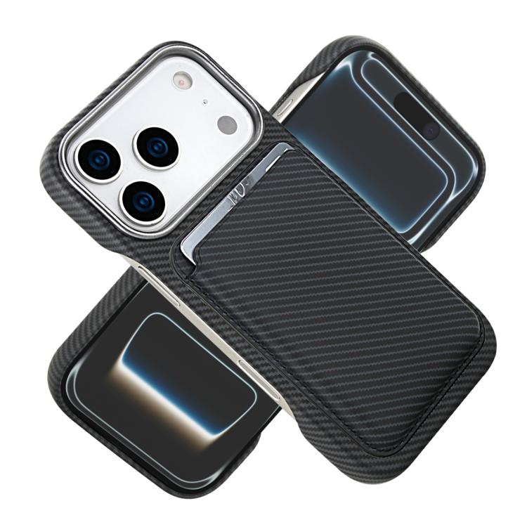 Ốp lưng điện thoại Carbon Fiber MagSafe nam châm đựng thẻ, dành cho iPhone 17 Pro Max, iPhone 17 Pro, iPhone 17, iPhone Air, iPhone 16 Pro Max, iPhone 16 Pro, iPhone 16 Plus, iPhone 16, iPhone 15 Pro Max