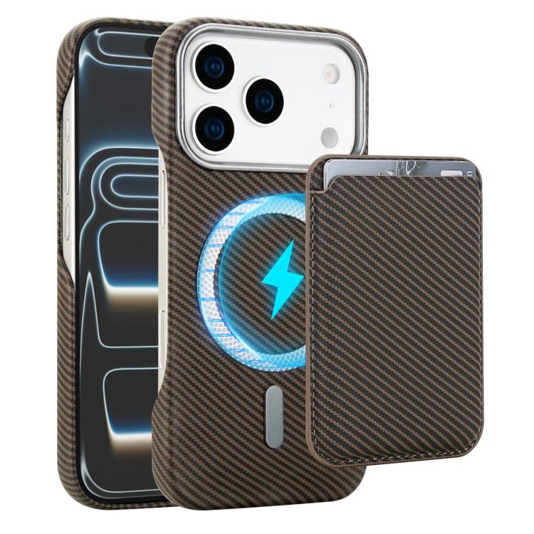 Ốp lưng điện thoại Carbon Fiber MagSafe nam châm đựng thẻ, dành cho iPhone 17 Pro Max, iPhone 17 Pro, iPhone 17, iPhone Air, iPhone 16 Pro Max, iPhone 16 Pro, iPhone 16 Plus, iPhone 16, iPhone 15 Pro Max
