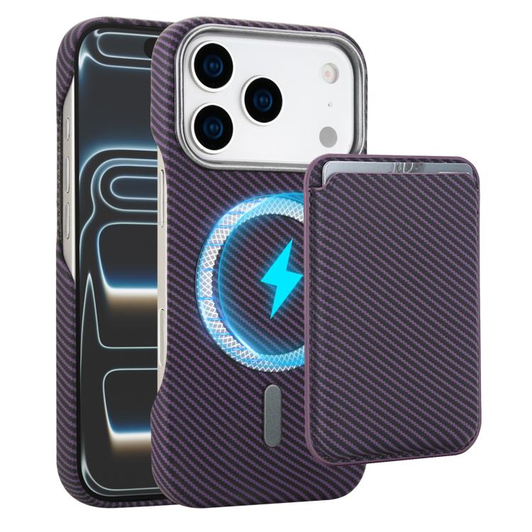 Ốp lưng điện thoại Carbon Fiber MagSafe nam châm đựng thẻ, dành cho iPhone 17 Pro Max, iPhone 17 Pro, iPhone 17, iPhone Air, iPhone 16 Pro Max, iPhone 16 Pro, iPhone 16 Plus, iPhone 16, iPhone 15 Pro Max