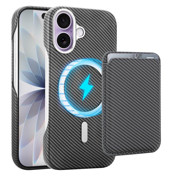 Ốp lưng điện thoại Carbon Fiber MagSafe nam châm đựng thẻ, dành cho iPhone 17 Pro Max, iPhone 17 Pro, iPhone 17, iPhone Air, iPhone 16 Pro Max, iPhone 16 Pro, iPhone 16 Plus, iPhone 16, iPhone 15 Pro Max