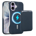 Ốp lưng điện thoại Carbon Fiber MagSafe nam châm đựng thẻ, dành cho iPhone 17 Pro Max, iPhone 17 Pro, iPhone 17, iPhone Air, iPhone 16 Pro Max, iPhone 16 Pro, iPhone 16 Plus, iPhone 16, iPhone 15 Pro Max