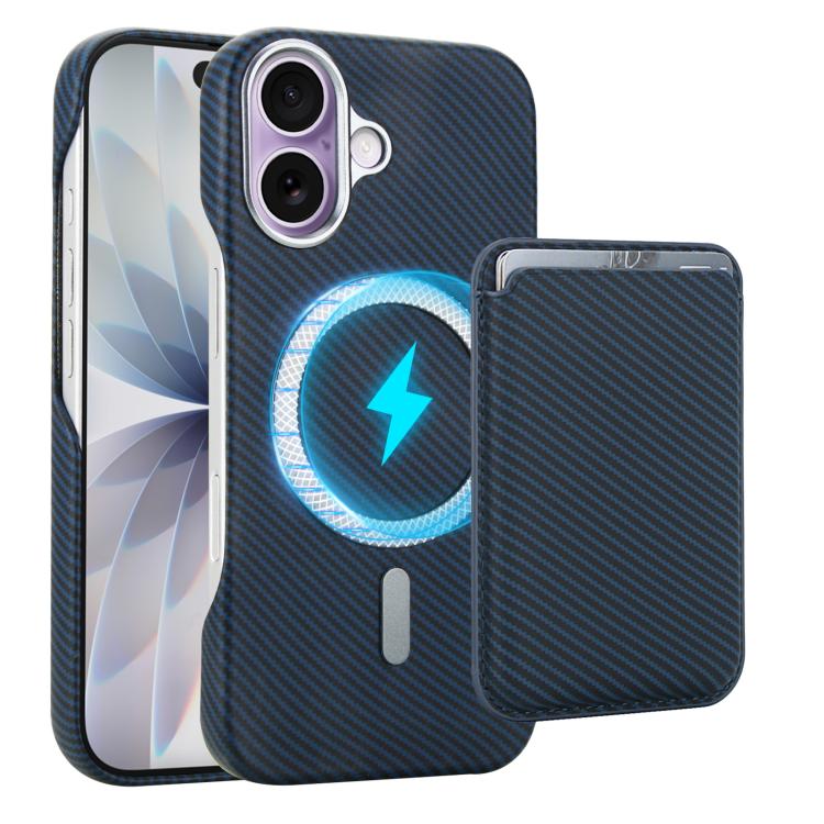 Ốp lưng điện thoại Carbon Fiber MagSafe nam châm đựng thẻ, dành cho iPhone 17 Pro Max, iPhone 17 Pro, iPhone 17, iPhone Air, iPhone 16 Pro Max, iPhone 16 Pro, iPhone 16 Plus, iPhone 16, iPhone 15 Pro Max