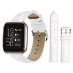 xDfind Bamboo Texture Pin Buckle Leather Watch Band, For Fitbit Charge 6 / 5 18mm, For Fitbit Inspire 3 12mm, For Fitbit Versa 4 / 3 / Sense2 / 1 20mm, For Fitbit Luxe / Special Edition 12mm, For Fitbit Inspire 2 / Ace 3 14mm                           ...