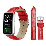 xDfind Bamboo Texture Pin Buckle Leather Watch Band, For Huawei Watch Fit 5 / Fit 5 Pro 20mm, For Huawei Band 10 / 9 / 8 14mm, For Huawei Watch D2 22mm