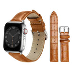 Dây đồng hồ da khóa chốt họa tiết tre xDfind, Dành cho Apple Watch 42 / 44 / 45 / 46 / 49mm, Dành cho Apple Watch 38 / 40 / 41 / S10 42mm