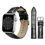Dây đồng hồ da khóa chốt họa tiết tre xDfind, Dành cho Apple Watch 42 / 44 / 45 / 46 / 49mm, Dành cho Apple Watch 38 / 40 / 41 / S10 42mm