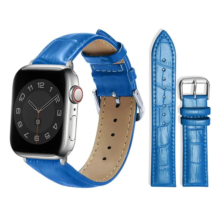 Dây đồng hồ da khóa chốt họa tiết tre xDfind, Dành cho Apple Watch 42 / 44 / 45 / 46 / 49mm, Dành cho Apple Watch 38 / 40 / 41 / S10 42mm