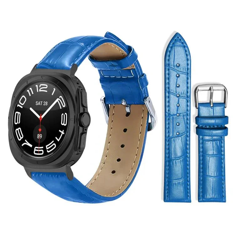Dây đồng hồ da khóa ghim họa tiết tre xDfind, Dành cho Samsung Galaxy Watch Ultra / Ultra 2025 22mm, Dành cho Samsung Galaxy Watch8 / Watch8 Classic 22mm, Dành cho Samsung Galaxy Watch7 / FE / 6 / 5 / 4 20mm, Dành cho Samsung Galaxy Fit3 SM-R390 20mm
