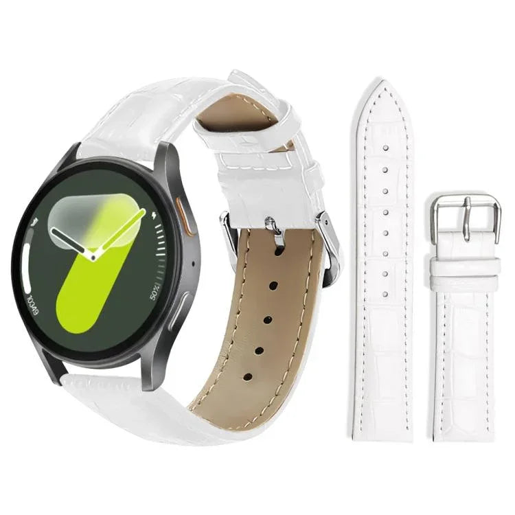 Dây đồng hồ da khóa ghim họa tiết tre xDfind, Dành cho Samsung Galaxy Watch Ultra / Ultra 2025 22mm, Dành cho Samsung Galaxy Watch8 / Watch8 Classic 22mm, Dành cho Samsung Galaxy Watch7 / FE / 6 / 5 / 4 20mm, Dành cho Samsung Galaxy Fit3 SM-R390 20mm