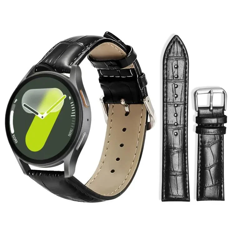 Dây đồng hồ da khóa ghim họa tiết tre xDfind, Dành cho Samsung Galaxy Watch Ultra / Ultra 2025 22mm, Dành cho Samsung Galaxy Watch8 / Watch8 Classic 22mm, Dành cho Samsung Galaxy Watch7 / FE / 6 / 5 / 4 20mm, Dành cho Samsung Galaxy Fit3 SM-R390 20mm