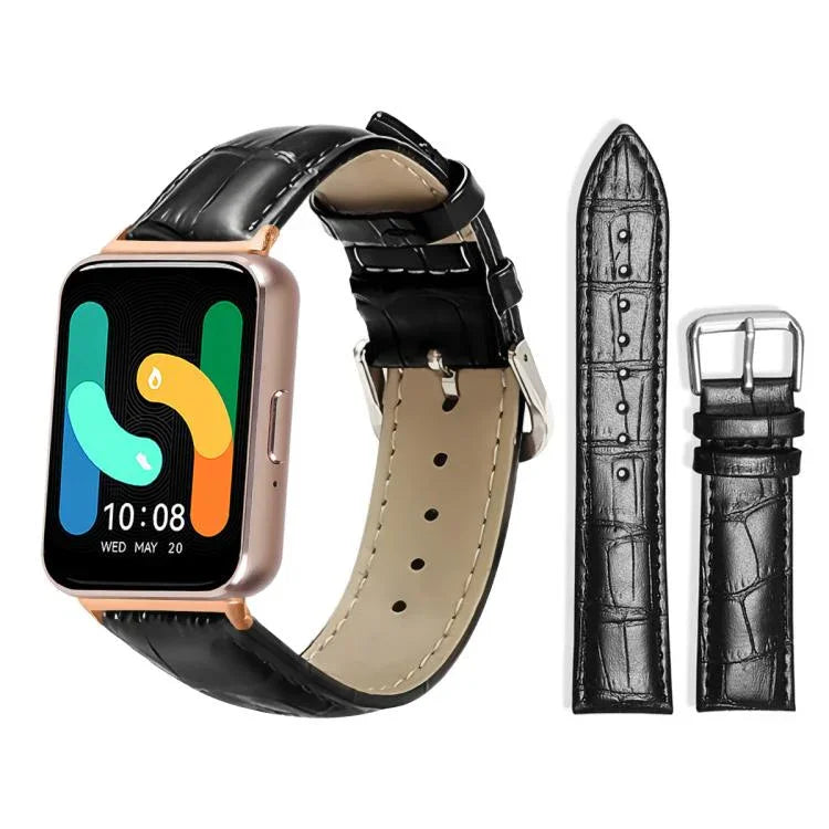 Dây đồng hồ da khóa ghim họa tiết tre xDfind, Dành cho Samsung Galaxy Watch Ultra / Ultra 2025 22mm, Dành cho Samsung Galaxy Watch8 / Watch8 Classic 22mm, Dành cho Samsung Galaxy Watch7 / FE / 6 / 5 / 4 20mm, Dành cho Samsung Galaxy Fit3 SM-R390 20mm