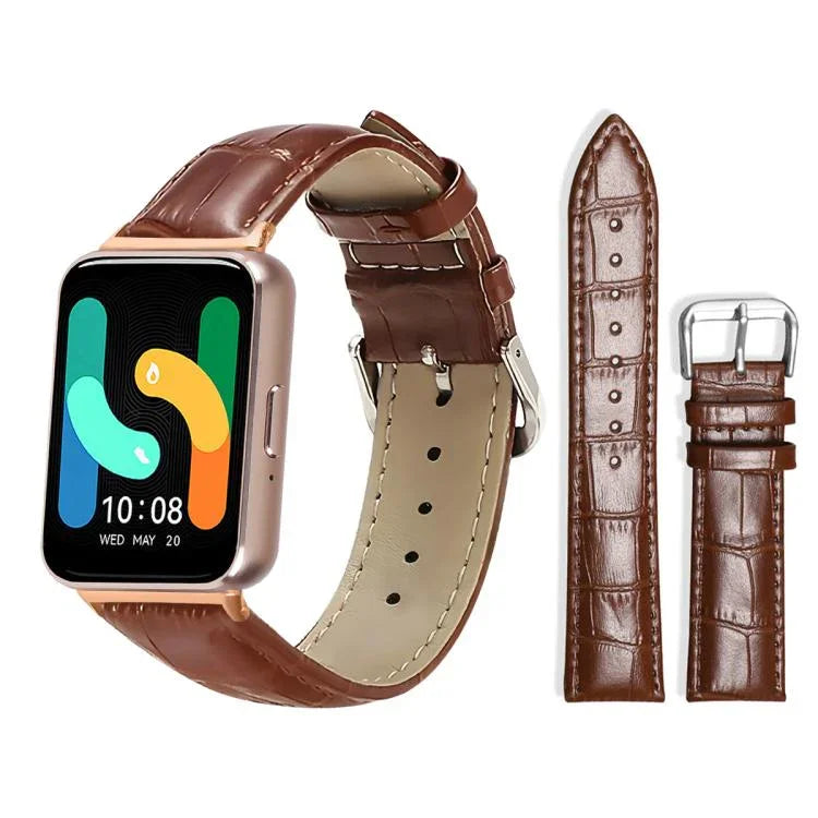 Dây đồng hồ da khóa ghim họa tiết tre xDfind, Dành cho Samsung Galaxy Watch Ultra / Ultra 2025 22mm, Dành cho Samsung Galaxy Watch8 / Watch8 Classic 22mm, Dành cho Samsung Galaxy Watch7 / FE / 6 / 5 / 4 20mm, Dành cho Samsung Galaxy Fit3 SM-R390 20mm