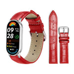xDfind Bamboo Texture Pin Buckle Leather Watch Band, For Xiaomi Band 10 Pro / 9 Pro / Redmi Watch 6, For Xiaomi Smart Band 10 / 9 / 8 / NFC 14mm, For Redmi Watch 3 Active / Lite 20mm, For Redmi Watch 3 20mm