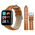 xDfind Bamboo Texture Pin Buckle Leather Watch Band, For Xiaomi Band 10 Pro / 9 Pro / Redmi Watch 6, For Xiaomi Smart Band 10 / 9 / 8 / NFC 14mm, For Redmi Watch 3 Active / Lite 20mm, For Redmi Watch 3 20mm