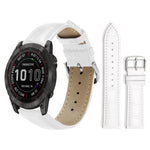 xDfind Bamboo Texture Pin Buckle Leather Watch Band, For Garmin Fenix 8/7X/6X/5X 26mm 22mm, For Garmin Fenix 8/7/6/5 22mm 20mm, For Garmin Fenix 8/7S/6S/5S 20mm 18mm, For Garmin Forerunner 45/45S/Swim2 18mm                                              ...