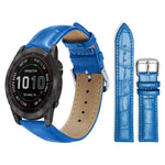 xDfind Bamboo Texture Pin Buckle Leather Watch Band, For Garmin Fenix 8/7X/6X/5X 26mm 22mm, For Garmin Fenix 8/7/6/5 22mm 20mm, For Garmin Fenix 8/7S/6S/5S 20mm 18mm, For Garmin Forerunner 45/45S/Swim2 18mm                                              ...