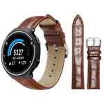 xDfind Bamboo Texture Pin Buckle Leather Watch Band, For Garmin Fenix 8/7X/6X/5X 26mm 22mm, For Garmin Fenix 8/7/6/5 22mm 20mm, For Garmin Fenix 8/7S/6S/5S 20mm 18mm, For Garmin Forerunner 45/45S/Swim2 18mm                                              ...