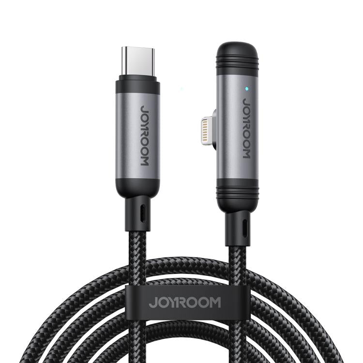 Cáp dữ liệu sạc nhanh JOYROOM S-A56 EnjoyX Series 30W Type-C sang 8 Pin góc 90 độ