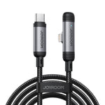 Cáp dữ liệu sạc nhanh JOYROOM S-A56 EnjoyX Series 30W Type-C sang 8 Pin góc 90 độ