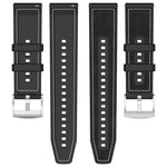 xDfind Hybrid Nylon Braid Silicone Watch Band, 22mm For Huawei Watch GT5/GT5 Pro/4/4 Pro, 20mm For Huawei Watch GT4 / GT3 / GT2