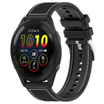 xDfind Hybrid Nylon Braid Silicone Watch Band, 22mm For Garmin Forerunner 570 47mm/935/945, 20mm For Garmin Forerunner 570 42mm/245/645, 20mm For Garmin?Vivomove?Sport/Vivoactive5/3, 22mm For Garmin Venu 3 / Vivoactive 4                                ...