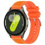 Dây đồng hồ silicone bện nylon lai xDfind, Dành cho Samsung Galaxy Watch Ultra / Ultra 2025 22mm, Dành cho Samsung Galaxy Watch 7 / 6 / 5 / FE 20mm
