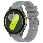 Dây đồng hồ silicone bện nylon lai xDfind, Dành cho Samsung Galaxy Watch Ultra / Ultra 2025 22mm, Dành cho Samsung Galaxy Watch 7 / 6 / 5 / FE 20mm