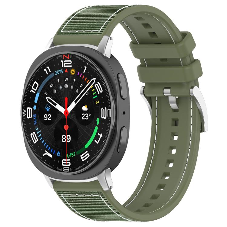 Dây đồng hồ silicone bện nylon lai xDfind, Dành cho Samsung Galaxy Watch Ultra / Ultra 2025 22mm, Dành cho Samsung Galaxy Watch 7 / 6 / 5 / FE 20mm