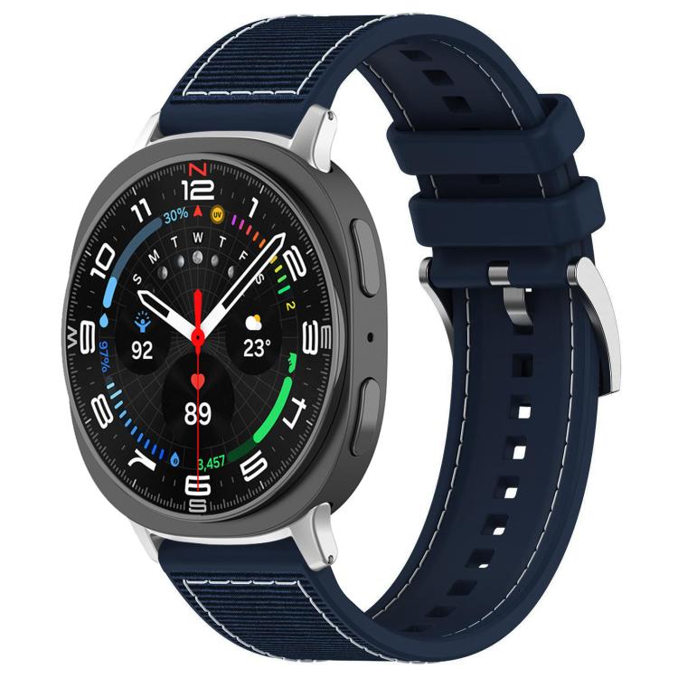 Dây đồng hồ silicone bện nylon lai xDfind, Dành cho Samsung Galaxy Watch Ultra / Ultra 2025 22mm, Dành cho Samsung Galaxy Watch 7 / 6 / 5 / FE 20mm
