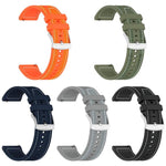 Dây đồng hồ silicone bện nylon lai xDfind, Dành cho Samsung Galaxy Watch Ultra / Ultra 2025 22mm, Dành cho Samsung Galaxy Watch 7 / 6 / 5 / FE 20mm