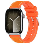 Dây đồng hồ silicone bện nylon lai xDfind, Dành cho Apple Watch 42 / 44 / 45 / 46 / 49mm 22mm, Dành cho Apple Watch 38 / 40 / 41 / S10 42mm 20mm