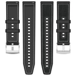 Dây đồng hồ silicone bện nylon lai xDfind, Dành cho Apple Watch 42 / 44 / 45 / 46 / 49mm 22mm, Dành cho Apple Watch 38 / 40 / 41 / S10 42mm 20mm