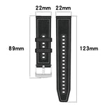 Dây đồng hồ silicone bện nylon lai xDfind, Dành cho Apple Watch 42 / 44 / 45 / 46 / 49mm 22mm, Dành cho Apple Watch 38 / 40 / 41 / S10 42mm 20mm
