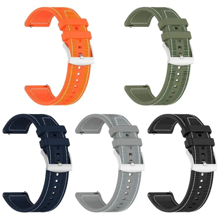 Dây đồng hồ silicone bện nylon lai xDfind, Dành cho Apple Watch 42 / 44 / 45 / 46 / 49mm 22mm, Dành cho Apple Watch 38 / 40 / 41 / S10 42mm 20mm