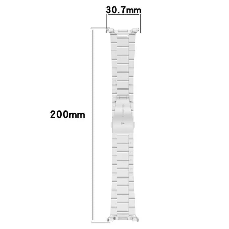 Dây đồng hồ hợp kim titan khóa phẳng ba hạt, Dành cho Samsung Galaxy Watch8 / Watch8 Classic, Dành cho Samsung Galaxy Fit3 / SM-R390