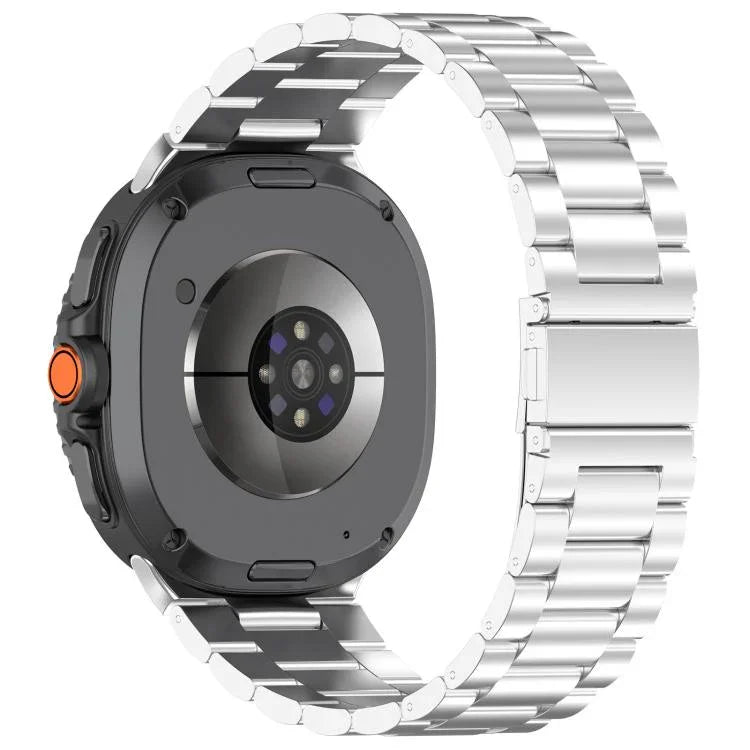 Dây đồng hồ hợp kim titan khóa phẳng ba hạt, Dành cho Samsung Galaxy Watch8 / Watch8 Classic, Dành cho Samsung Galaxy Fit3 / SM-R390