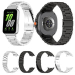 Dây đồng hồ hợp kim titan khóa phẳng ba hạt, Dành cho Samsung Galaxy Watch8 / Watch8 Classic, Dành cho Samsung Galaxy Fit3 / SM-R390