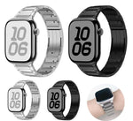 Dây đồng hồ thép không gỉ khóa tháo bên hạt ba viên, Dành cho Apple Watch 46mm / 49mm / 45mm / 44mm, Dành cho Apple Watch 42mm / 41mm / 40mm / 38mm
