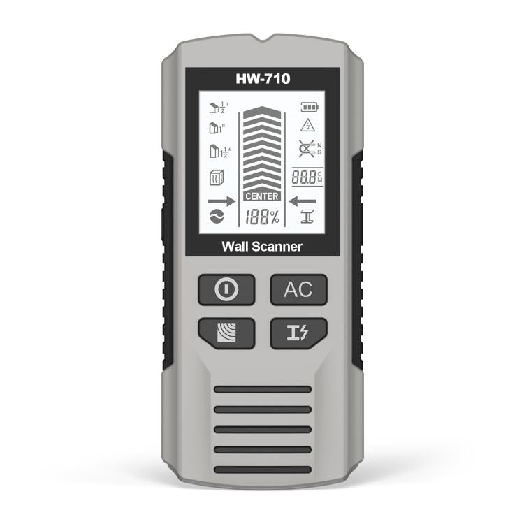 Máy quét tường 5 trong 1 HW-710, máy dò kim loại, máy tìm đinh, thiết bị đo