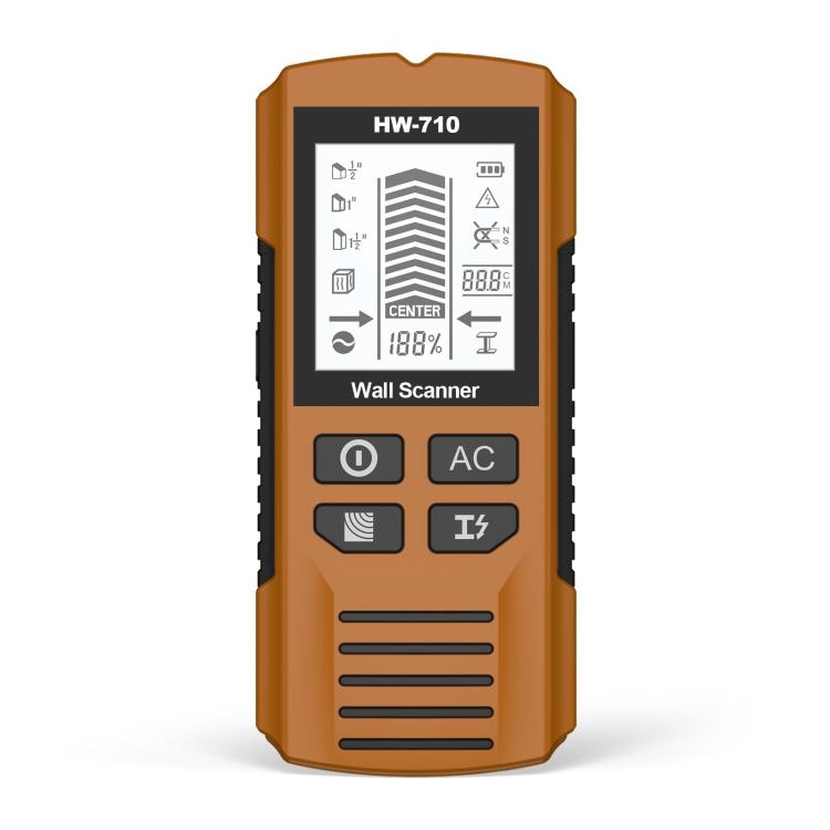 Máy quét tường 5 trong 1 HW-710, máy dò kim loại, máy tìm đinh, thiết bị đo