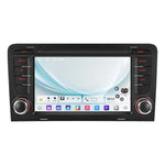 Dành cho Audi A3 8P 2003-2012 Android 15 màn hình cảm ứng 7 inch Trung tâm điều khiển thông minh GPS ô tô MP5, Chuẩn + AHD + Micro, Chuẩn