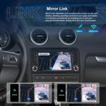 Dành cho Audi A3 8P 2003-2012 Android 15 màn hình cảm ứng 7 inch Trung tâm điều khiển thông minh GPS ô tô MP5, Chuẩn + AHD + Micro, Chuẩn
