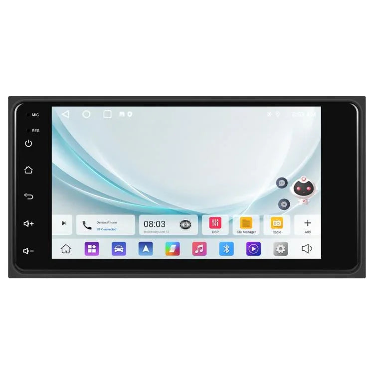 Dành cho Toyota COROLLA Android 15 màn hình cảm ứng 7 inch CarPlay không dây Máy chơi nhạc ô tô Trung tâm điều khiển điều hướng, Chuẩn, Chuẩn + AHD + Micro