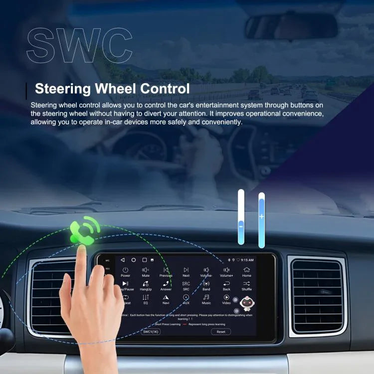 Dành cho Toyota COROLLA Android 15 màn hình cảm ứng 7 inch CarPlay không dây Máy chơi nhạc ô tô Trung tâm điều khiển điều hướng, Chuẩn, Chuẩn + AHD + Micro