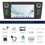 Dành cho BMW 3 Series E90 Android 15 màn hình cảm ứng 7 inch CarPlay ô tô Máy điều hướng tích hợp hình ảnh lùi, Chuẩn, Chuẩn + AHD + Micro
