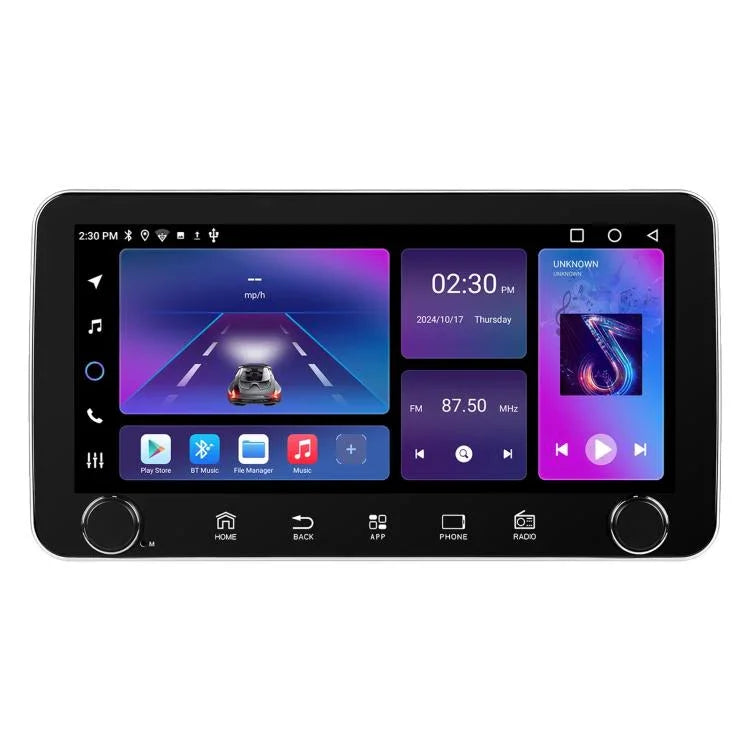 Máy điều hướng tích hợp CarPlay Android 15 màn hình 10.36 inch với núm đôi, Chuẩn, Chuẩn + AHD + Micro